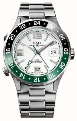 Ball Watch Company ロードマスター パイロット GMT リミテッド エディション グリーン/ブラック ベゼル DG3038A-S3C-WH