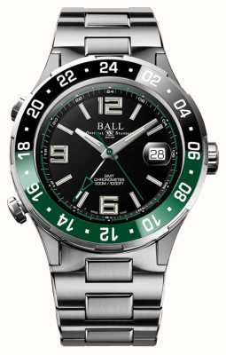 Ball Watch Company ロードマスター パイロット GMT リミテッド エディション グリーン/ブラック ブラック ベゼル DG3038A-S3C-BK