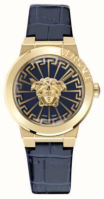 Versace メドゥーサ インフィニティ (38mm) ブルー文字盤/ブルーレザー VE3F00122