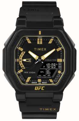 Timex ×ufc コロッサス ブラックダイアル/ブラックレジン TW2V55300