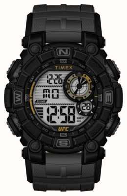 Timex x UFC リデンプデジタル/グレーラバー TW5M53800