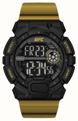 Timex x UFC ストライカーデジタル/金ラバー TW5M53600