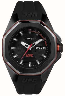 Timex ×ufc pro ブラックダイアル/ブラックシリコン TW2V57300