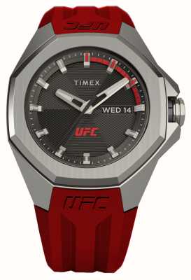 Timex x UFC プロブラックダイヤル/レッドシリコン TW2V57500