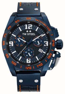 TW Steel メンズ |世界ラリー選手権 |ブルー クロノグラフ ダイヤル |ブルーレザーストラップ TW1020