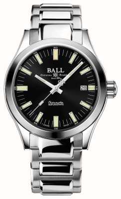 Ball Watch Company ボール エンジニアM marvelight (40mm) メンズ ブラックダイアル ステンレススチール ブレスレット NM9032C-S1CJ-BK