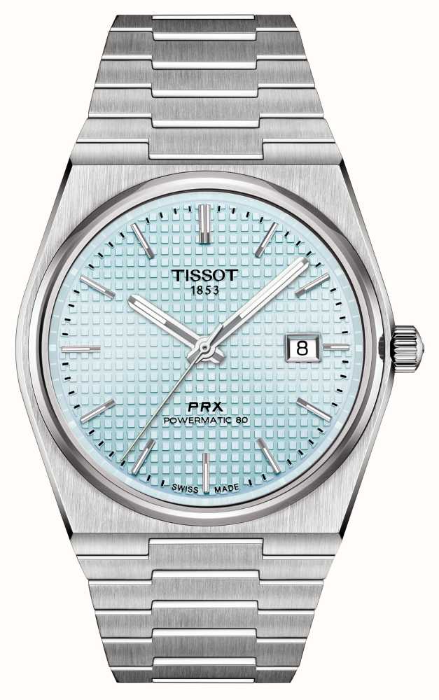 TISSOT PRX POWERMATIC 80 35MM アイスブルー - 腕時計(アナログ)