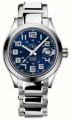 Ball Watch Company エンジニア m パイオニア | 40mm |限定版 |ブルーダイヤル |ステンレス スチール ブレスレット |レインボーチューブ NM9032C-S2C-BE2