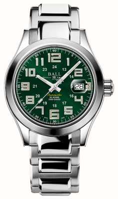 Ball Watch Company エンジニア m パイオニア | 40mm |限定版 |グリーンダイヤル |ステンレススチールブレスレット NM9032C-S2C-GR1