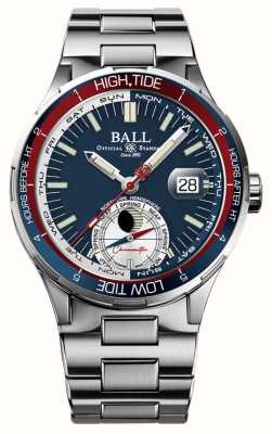 Ball Watch Company ロードマスター オーシャン エクスプローラー | 41mm |限定版 |ブルーダイヤル |ステンレススチールブレスレット DM3120C-SCJ-BE
