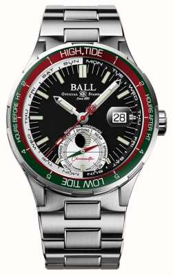 Ball Watch Company ロードマスター オーシャン エクスプローラー | 41mm |限定版 |ブラックダイヤル |ステンレススチールブレスレット DM3120C-S1CJ-BK