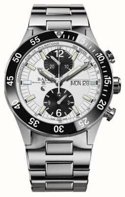 Ball Watch Company ロードマスター レスキュー クロノグラフ | 41mm |限定版 |ステンレススチールブレスレット DC3030C-S-WHBK