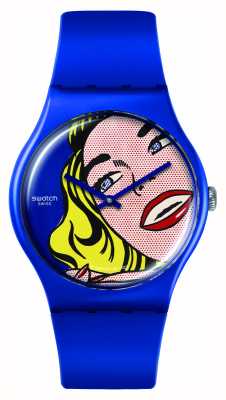 Swatch X moma - ロイ・リキテンスタインのガール、時計 - スウォッチ アート ジャーニー SUOZ352