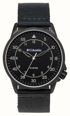 Columbia ビューモント クォーツ ブラック文字盤/ブラックナイロン CSS15-005