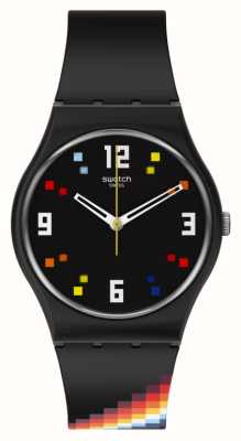 Swatch 大胆なバイオセラミックナイトトリップ SB03B107 - First Class