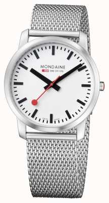 Mondaine シンプルでエレガントなステンレススチールのメンズ腕時計 A638.30350.16SBZ