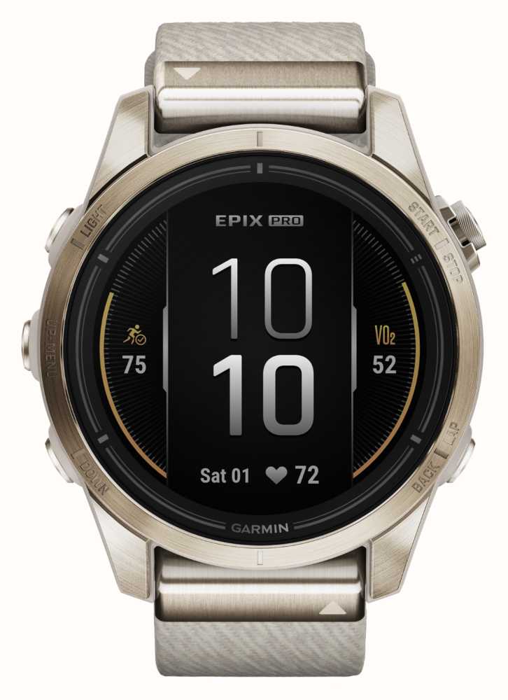 Garmin Epix Pro Gen 2 (42mm) サファイア ソフトゴールド 010-02802