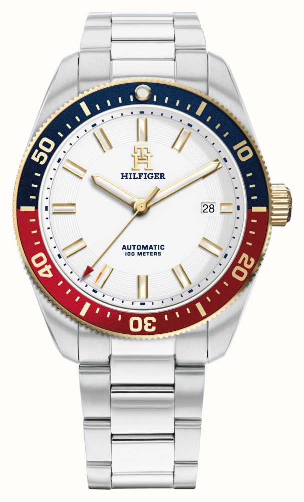 Tommy Hilfiger Th85 オートマティック (40mm) ホワイト ダイヤル