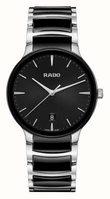 RADO セントリックス クォーツ (39.5mm) ブラック文字盤 / ブラック ハイテク セラミック & ステンレススチール R30021152