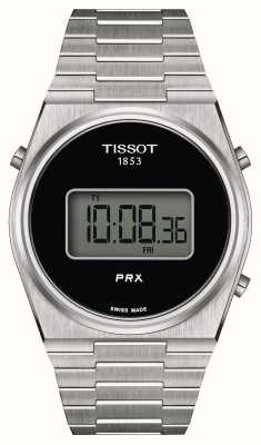Tissot Prx デジタル (40mm) ブラックデジタルダイヤル/ステンレススチールブレスレット T1374631105000
