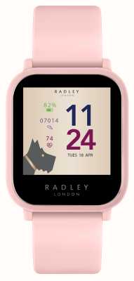 Radley シリーズ 10 (36mm) スマート アクティビティ トラッカー ピンクのシリコン ストラップ RYS10-2155