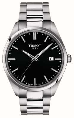 Tissot メンズ pr 100 (40mm) ブラック文字盤/ステンレススチールブレスレット T1504101105100