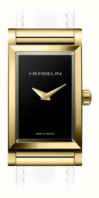 Herbelin アンタレス ブラックダイヤル ゴールドトーンケース/ケースのみ H17444P04