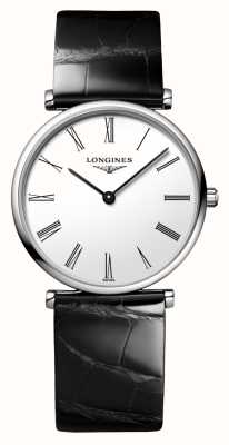 LONGINES ラ グランデ クラシック ドゥ ロンジン (29mm) ホワイト文字盤/ブラックレザー L45124112