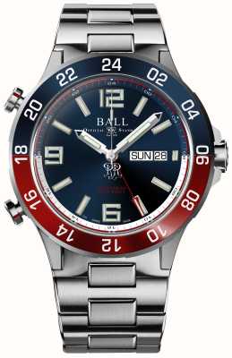 Ball Watch Company ロードマスター マリン gmt (42mm) ブルー文字盤/チタン & ステンレススチール ブレスレット DG3222A-S1CJ-BE