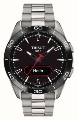 Tissot T-Touch コネクトスポーツソーラーチタン（43.75mm）ブラック文字盤/チタンブレスレット T1534204405100