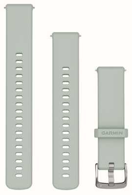 Garmin クイックリリースバンド (18mm) セージグレーシリコンシルバーハードウェア 010-13256-01