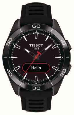Tissot T-Touch コネクト スポーツ (43.75mm) ブラック ハイブリッド ダイヤル / ブラック シリコン ストラップ T1534204705104