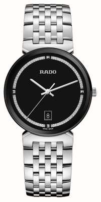 RADO フローレンス（38mm）ブラックグリッターダイヤル/ステンレススチールブレスレット R48912163
