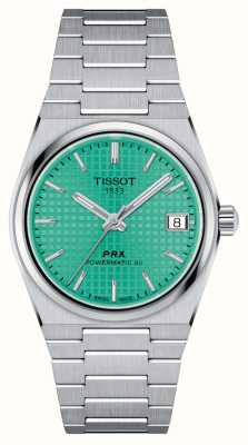 Tissot Prx パワーマティック 80 (35mm) グリーン ダイヤル / ステンレス スチール ブレスレット T1372071109101