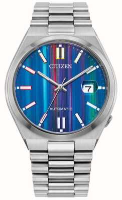Citizen ツヨサ オートマチック (40mm) カラースペクトル ダイヤル / ステンレススチール ブレスレット NJ0151-53W