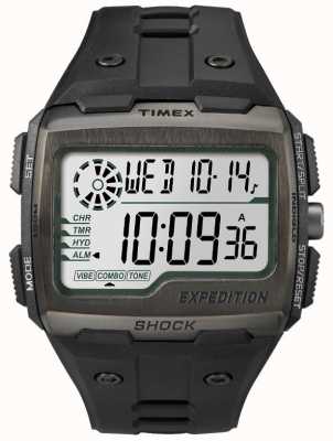 Timex メンズグリッドショックアラームクロノグラフオールブラック TW4B02500