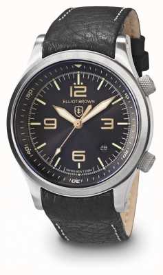 Elliot Brown メンズキャンフォードブラックとゴールドのステンレス鋼 202-021-L17