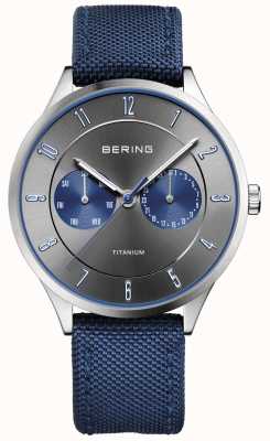Bering メンズ 超軽量チタンナイロン ブルー 11539-873