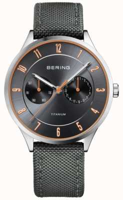 Bering メンズ 超軽量チタンナイロン グレー 11539-879