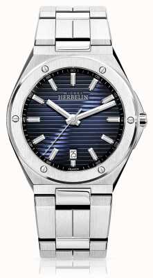 Herbelin メンズステンレススチールウォッチブルーダイヤル 12245/B15