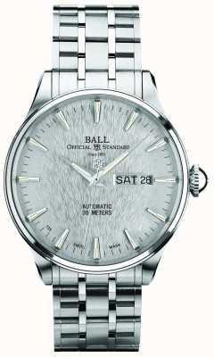 Ball Watch Company トレインマスターエタニティシルバーダイヤル自動デイデイトディスプレイ NM2080D-S1J-SL