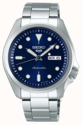 Seiko 5スポーツ|自動巻き時計|ブルーダイヤル|ステンレス鋼のブレスレット SRPE53K1