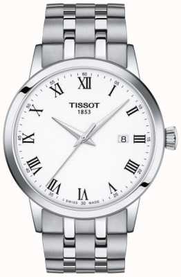 Tissot 古典的な夢|白い文字盤|ステンレス鋼のブレスレット T1294101101300