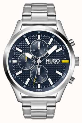 HUGO メンズ＃チェイス|ブルーダイヤル|ステンレス鋼の時計 1530163