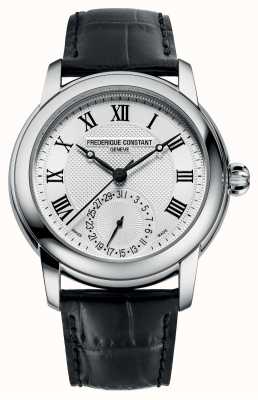 Frederique Constant メンズクラシックオートマチック|ブラックレザーストラップ|シルバーダイヤル FC-710MC4H6