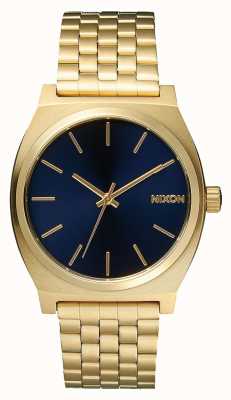 Nixon タイムテラー|オールライトゴールド/コバルト|ゴールドIPブレスレット|ブルーダイヤル A045-1931-00