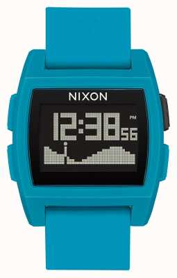 Nixon ベースタイド|青い樹脂|デジタル|青いシリコンストラップ A1104-2556-00