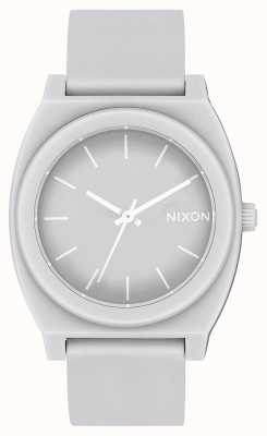 Nixon タイムテラーp|マットクールグレー|グレーのシリコンストラップ|グレーの文字盤 A119-3012-00