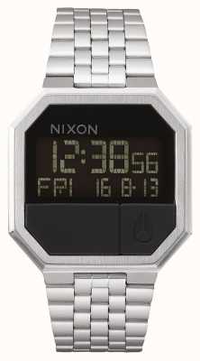 Nixon 再実行|黒|デジタル|ステンレス鋼のブレスレット A158-000-00
