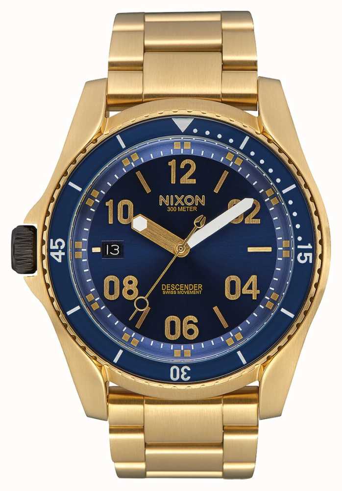 得価限定品ニクソン Nixon 腕時計 THE DESCENDER ラバーベルト　ウォッチ　青　ブルー　ディセンダー その他